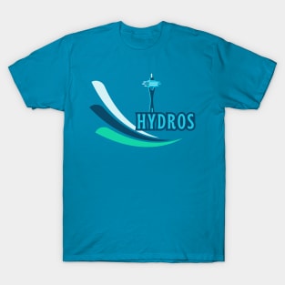 HYDROS and SPACE NEEDLE Seattle Style T-Shirt